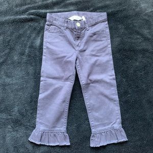 New kids H&M ruffle jeans, size 4-5y